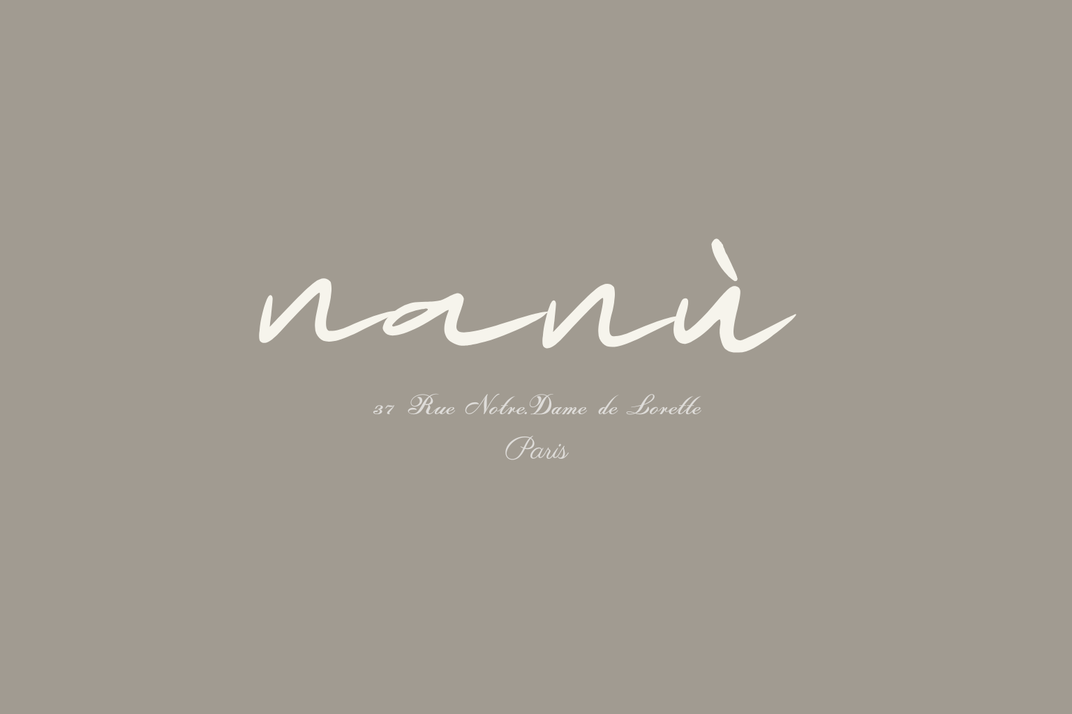 Logo Nanù